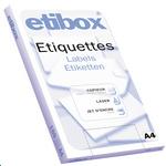 Etiquettes blanches 52.5 x 29.7 Etibox 4000u.