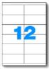 Etiquettes blanches 105x48 par 6.000 étiquettes 