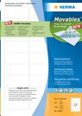 HERMA étiquettes adhésives "Movables" 99 1 x 42 3 mm  blanc 