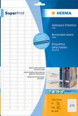 HERMA étiquettes SuperPrint,25,4x16,9mm,détachables,blanches