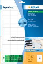 HERMA étiquettes SuperPrint, 105 x 148 mm, sans bord, blanc 