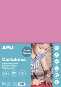 CARTON 180G A4 50F ROSE
