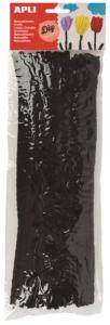 CHENILLES SACHET DE 50 NOIR 30CM
